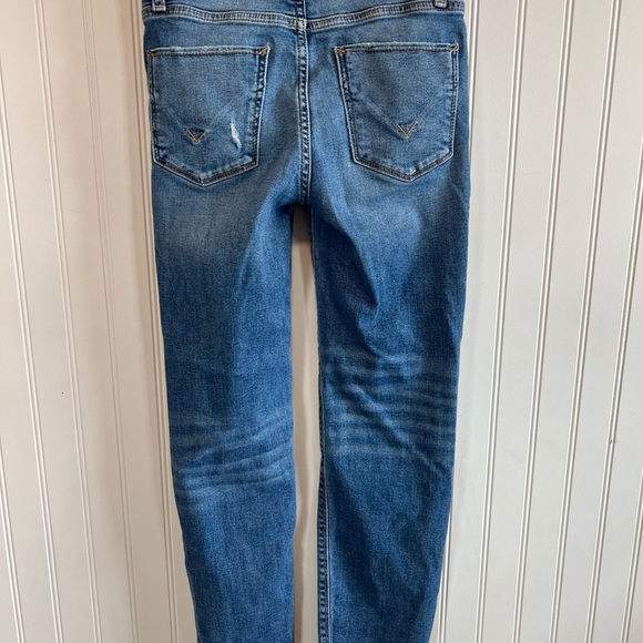 Hudson Jeans Blue Ripped distressed cropped Jeans size 25 - Picture 7 of 8